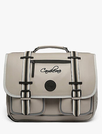 Cartable scolaire 38cm Caméléon Vintage North avec 2 compartiments - CP/CE1/CE2