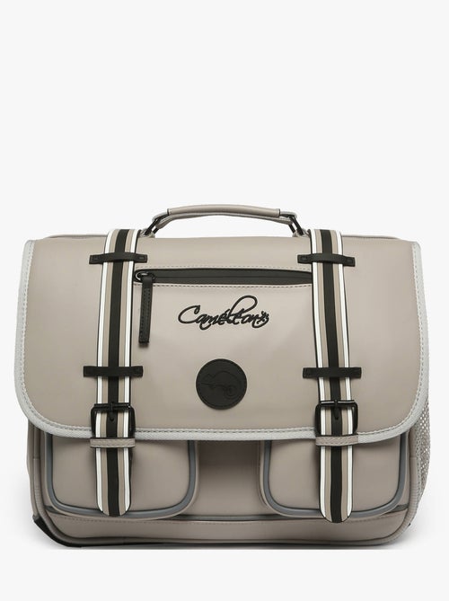 Cartable scolaire 38cm Caméléon Vintage North avec 2 compartiments - CP/CE1/CE2 - Kiabi