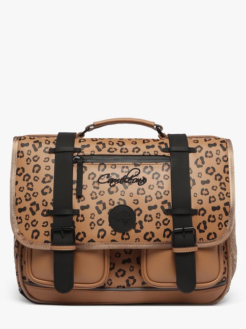 Cartable scolaire 38cm Caméléon Vintage North avec 2 compartiments - CP/CE1/CE2 - Kiabi