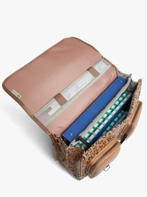 Cartable scolaire 38cm Caméléon Vintage North avec 2 compartiments - CP/CE1/CE2 - Kiabi