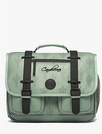 Cartable scolaire 38cm Caméléon Vintage North avec 2 compartiments - CP/CE1/CE2