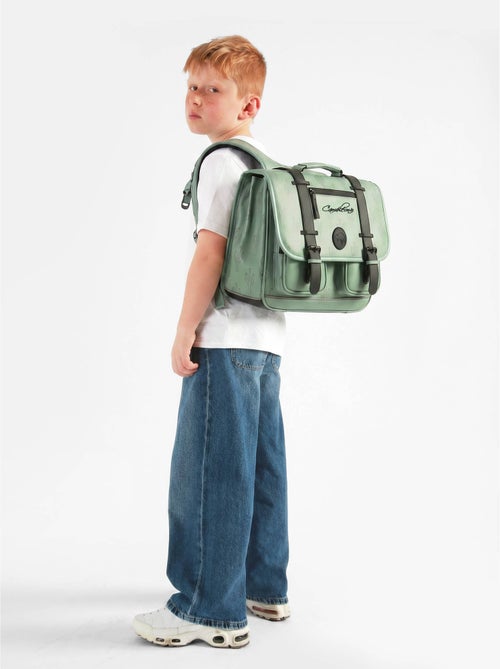 Cartable scolaire 38cm Caméléon Vintage North avec 2 compartiments - CP/CE1/CE2 - Kiabi Cartable scolaire 38cm Caméléon Vintage North avec 2 compartiments - CP/CE1/CE2 - Kiabi
