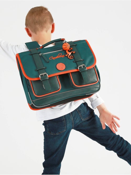 Cartable scolaire 38cm Caméléon Vintage Urban avec 2 compartiments - CP/CE1/CE2 - Kiabi Cartable scolaire 38cm Caméléon Vintage Urban avec 2 compartiments - CP/CE1/CE2 - Kiabi