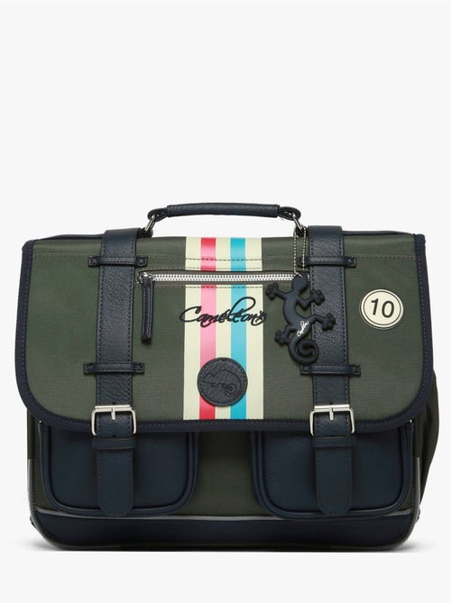 Cartable scolaire 38cm Caméléon Vintage Urban avec 2 compartiments - CP/CE1/CE2 - Kiabi