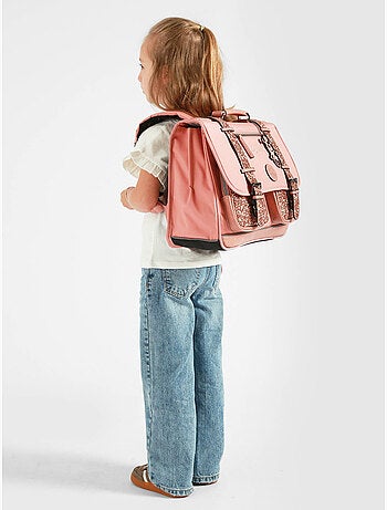 Cartable scolaire 38cm Cam?l?on Vintage Fantasy avec 2 compartiments - CP/CE1/CE2