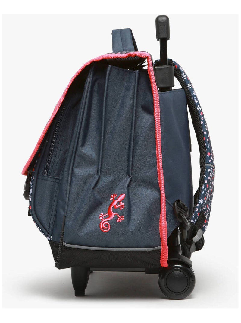 Cartable scolaire 41 cm Ligne Basic Caméléon. Intérieur 3 compartiments - CM1/CM2 Bleu cobalt - Kiabi