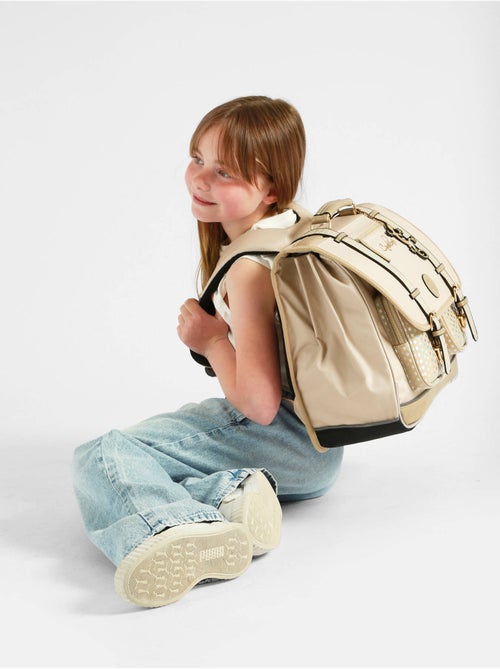 Cartable scolaire 41cm Caméléon Vintage Fantasy avec 3 compartiments - CM1/CM2 - Kiabi Cartable scolaire 41cm Caméléon Vintage Fantasy avec 3 compartiments - CM1/CM2 - Kiabi