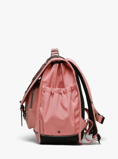 Cartable scolaire 41cm Caméléon Vintage Fantasy avec 3 compartiments - CM1/CM2 - Kiabi