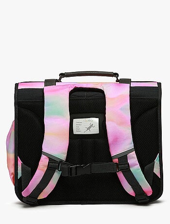 Cartable scolaire 41cm Caméléon Vintage Fantasy avec 3 compartiments - CM1/CM2