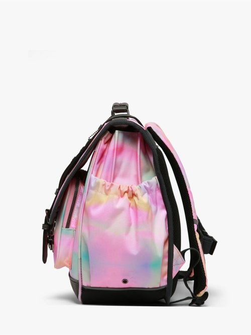 Cartable scolaire 41cm Caméléon Vintage Fantasy avec 3 compartiments - CM1/CM2 - Kiabi