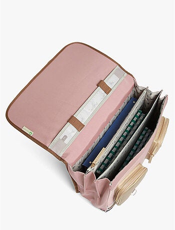 Cartable scolaire 41cm Caméléon Vintage Fantasy avec 3 compartiments - CM1/CM2