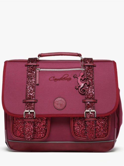Cartable scolaire 41cm Caméléon Vintage Fantasy avec 3 compartiments - CM1/CM2 - Kiabi
