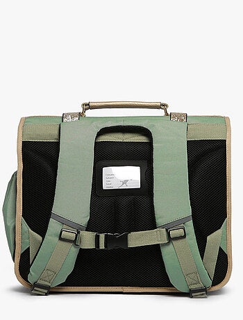 Cartable scolaire 41cm Caméléon Vintage Fantasy avec 3 compartiments - CM1/CM2