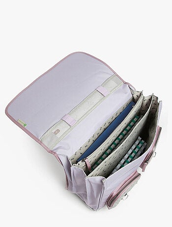 Cartable scolaire 41cm Caméléon Vintage Fantasy avec 3 compartiments - CM1/CM2