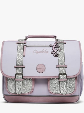 Cartable scolaire 41cm Caméléon Vintage Fantasy avec 3 compartiments - CM1/CM2