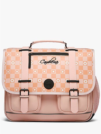 Cartable scolaire 41cm Caméléon Vintage North avec 3 compartiments - CM1/CM2