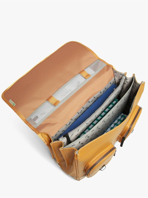 Cartable scolaire 41cm Caméléon Vintage North avec 3 compartiments - CM1/CM2 - Kiabi
