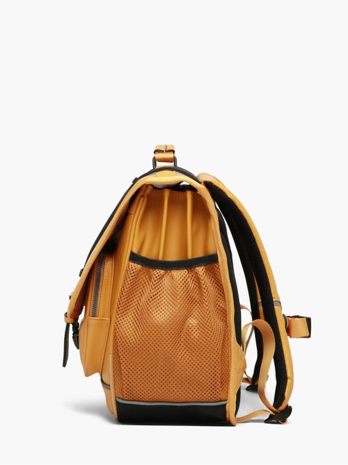 Cartable scolaire 41cm Caméléon Vintage North avec 3 compartiments - CM1/CM2 - Kiabi