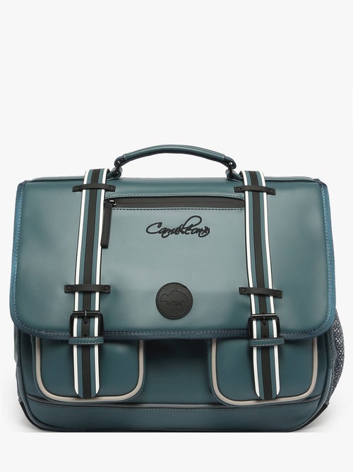 Cartable scolaire 41cm Caméléon Vintage North avec 3 compartiments - CM1/CM2 - Kiabi