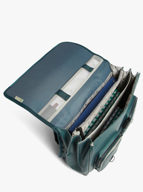 Cartable scolaire 41cm Caméléon Vintage North avec 3 compartiments - CM1/CM2 - Kiabi