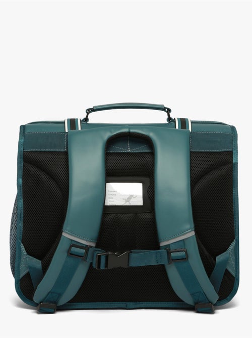 Cartable scolaire 41cm Caméléon Vintage North avec 3 compartiments - CM1/CM2 - Kiabi
