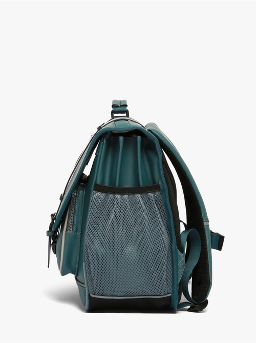 Cartable scolaire 41cm Caméléon Vintage North avec 3 compartiments - CM1/CM2 - Kiabi