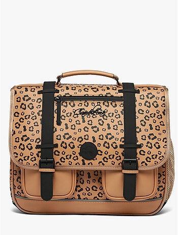Cartable scolaire 41cm Caméléon Vintage North avec 3 compartiments - CM1/CM2