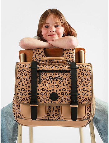 Cartable scolaire 41cm Caméléon Vintage North avec 3 compartiments - CM1/CM2