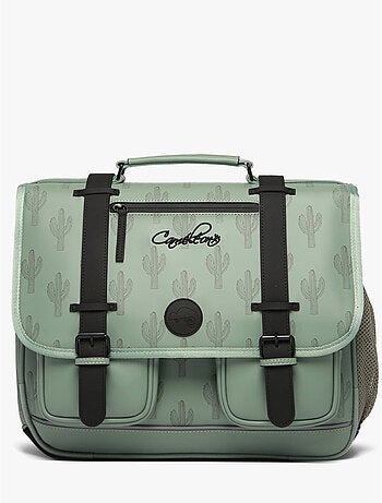 Cartable scolaire 41cm Caméléon Vintage North avec 3 compartiments - CM1/CM2