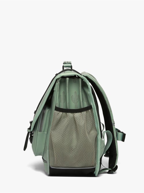 Cartable scolaire 41cm Caméléon Vintage North avec 3 compartiments - CM1/CM2 - Kiabi