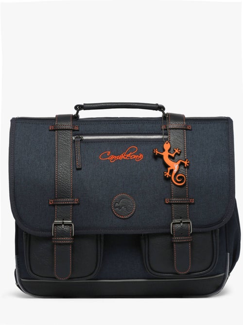 Cartable scolaire 41cm Caméléon Vintage Urban avec 3 compartiments - CM1/CM2 - Kiabi