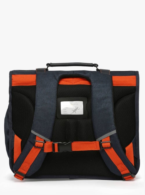 Cartable scolaire 41cm Caméléon Vintage Urban avec 3 compartiments - CM1/CM2 - Kiabi