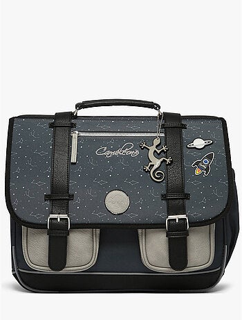 Cartable scolaire 41cm Caméléon Vintage Urban avec 3 compartiments - CM1/CM2
