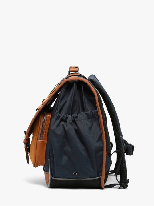 Cartable scolaire 41cm Caméléon Vintage Urban avec 3 compartiments - CM1/CM2 - Kiabi