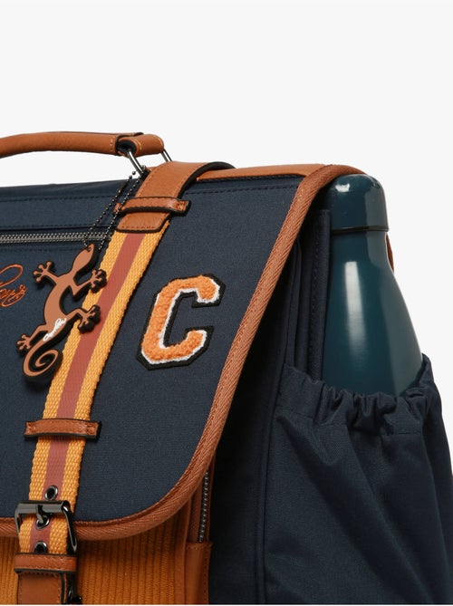 Cartable scolaire 41cm Caméléon Vintage Urban avec 3 compartiments - CM1/CM2 - Kiabi