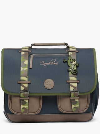 Cartable scolaire 41cm Caméléon Vintage Urban avec 3 compartiments - CM1/CM2