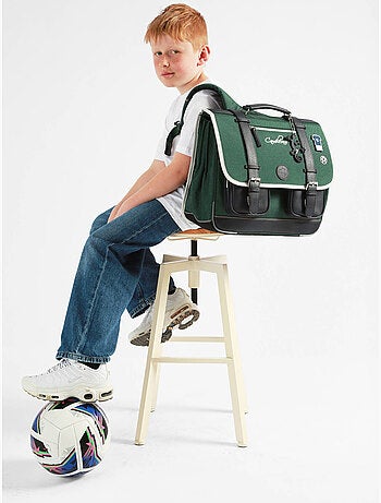Cartable scolaire 41cm Caméléon Vintage Urban avec 3 compartiments - CM1/CM2