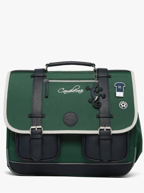 Cartable scolaire 41cm Caméléon Vintage Urban avec 3 compartiments - CM1/CM2 - Kiabi