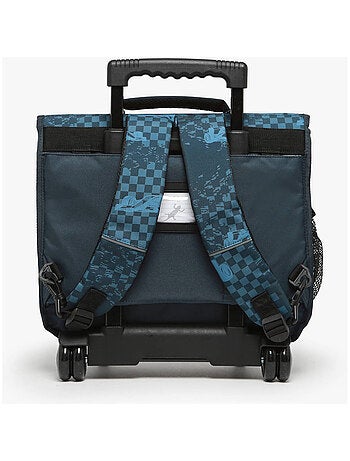 Cartable scolaire à roulettes 38 cm Ligne Basic Caméléon. Intérieur 2 compartiments - CP/CE1/CE2
