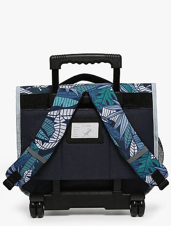 Cartable scolaire à roulettes 38 cm Ligne Basic Caméléon. Intérieur 2 compartiments - CP/CE1/CE2
