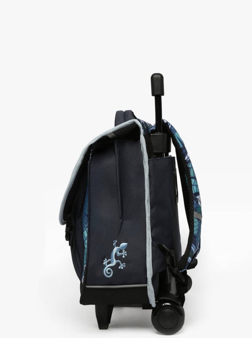 Cartable scolaire à roulettes 38 cm Ligne Basic Caméléon. Intérieur 2 compartiments - CP/CE1/CE2 - Kiabi
