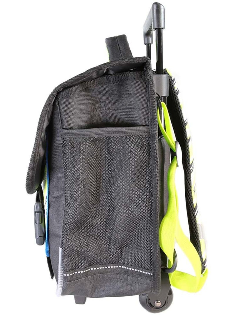 Cartable scolaire à roulettes garçon 38 cm 2 compartiments BEYBLADE X noir vert Noir - Kiabi