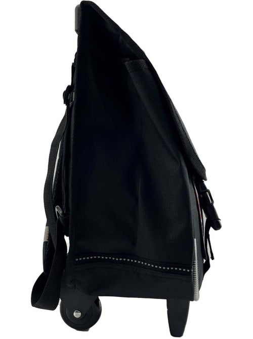 Cartable scolaire à roulettes garçon Avengers 38 cm noir 2 compartiments - Kiabi