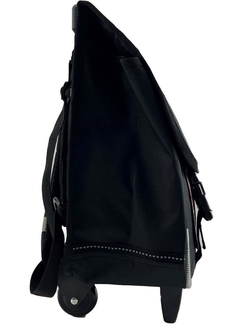 Cartable scolaire à roulettes garçon Avengers 38 cm noir 2 compartiments Multicolore - Kiabi
