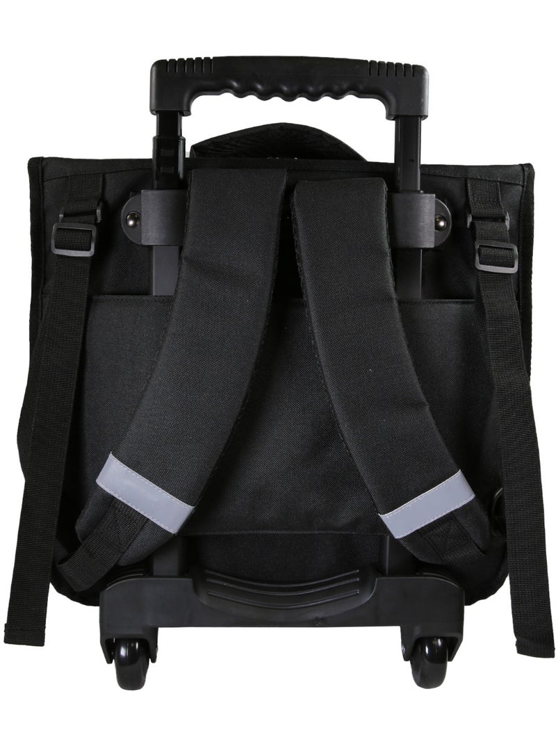 Cartable scolaire à roulettes garçon Fast & Furious 38 cm noir 2 compartiments Multicolore - Kiabi