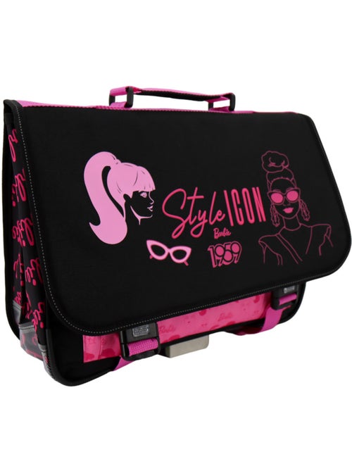 Cartable scolaire Barbie en textile avec imprimés Style Icon - Kiabi