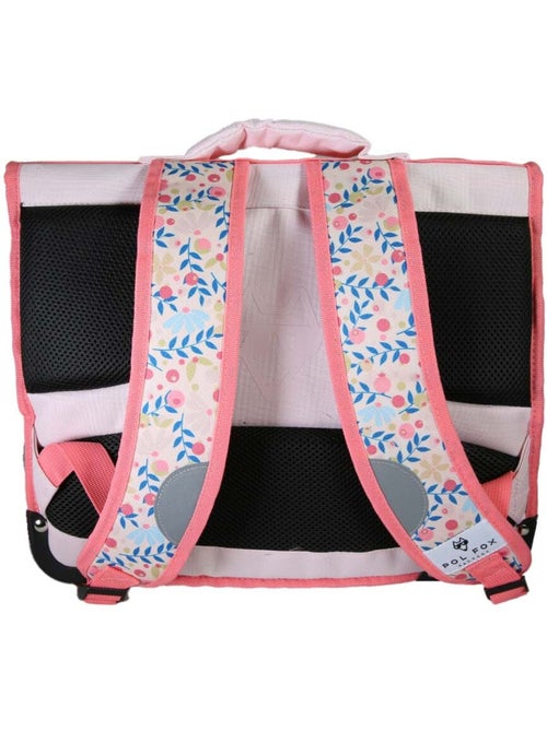 Cartable scolaire fille POL FOX HAPPY BLUSH 38 cm réversible 2 compartiments rose motif fleur - Kiabi Cartable scolaire fille POL FOX HAPPY BLUSH 38 cm réversible 2 compartiments rose motif fleur - Kiabi