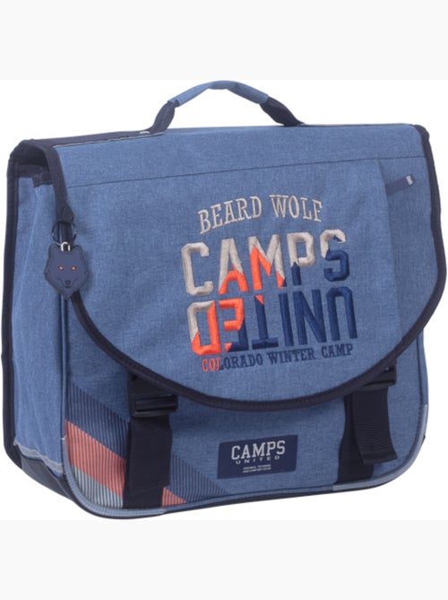 Cartable scolaire garçon 38 cm 2 compartiments CAMPS bleu - Kiabi Cartable scolaire garçon 38 cm 2 compartiments CAMPS bleu - Kiabi