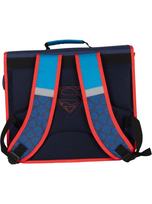 Cartable scolaire garçon 38 cm 2 compartiments SUPERMAN bleu rouge - Kiabi Cartable scolaire garçon 38 cm 2 compartiments SUPERMAN bleu rouge - Kiabi