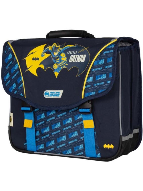 Cartable scolaire garçon Batman 38 cm bleu et jaune 2 compartiments - Kiabi Cartable scolaire garçon Batman 38 cm bleu et jaune 2 compartiments - Kiabi